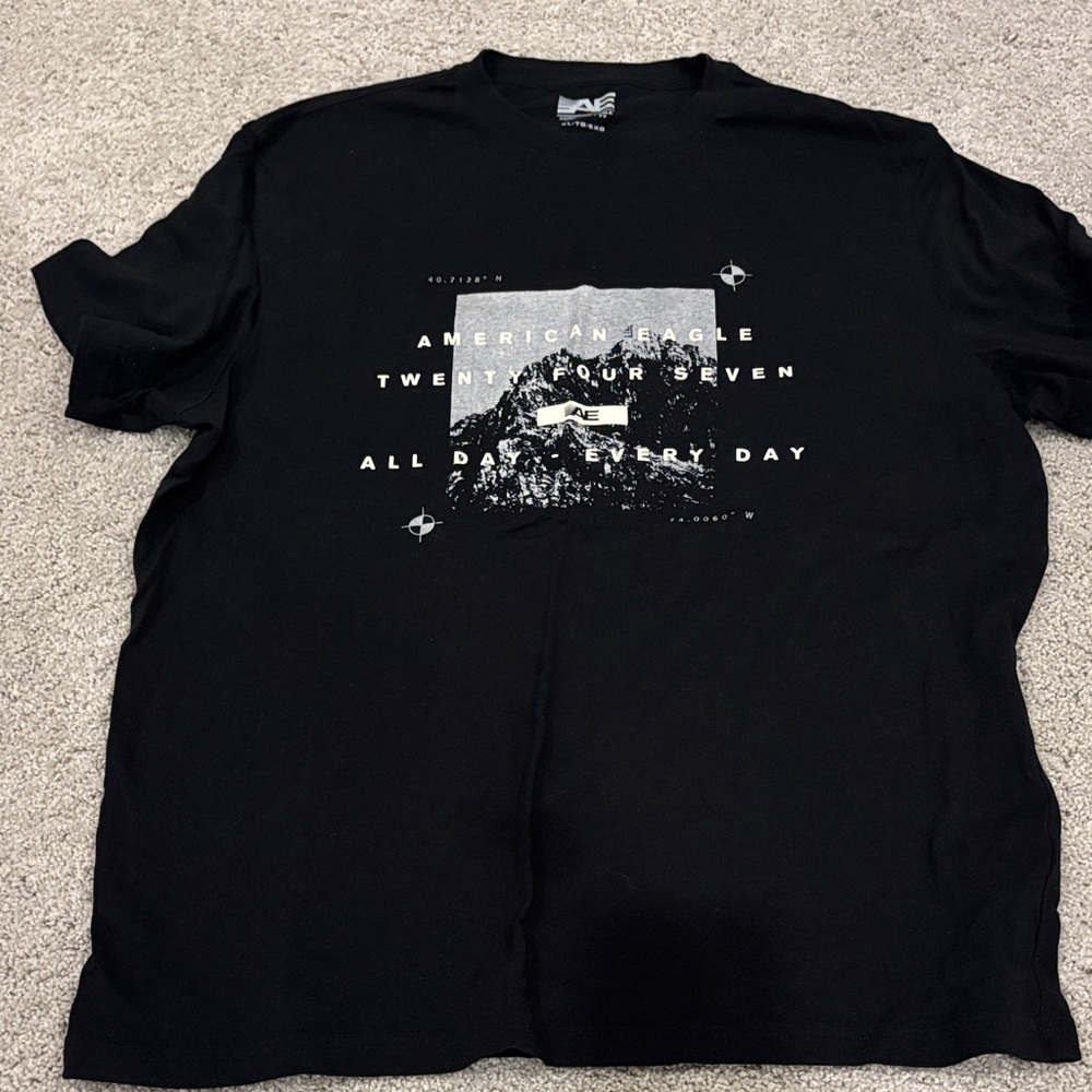 American Eagle Outfitters Black Mountain Graphic Tee